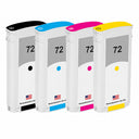 U.S. Remanufactured for HP 72 130-ml 4-Pack Ink Cartridges