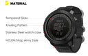 NORTH EDGE Men's Sport Digital Watch Hours Running Swimming Military Army Watches Altimeter Barometer Compass Waterproof 50m