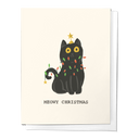 Have a Meowy Christmas Holiday Cat Kitten Greeting Card