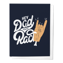 Hey Dad, You're Rad Father's Day Cool HolidayGreeting Card