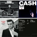 Johnny Cash - Songwriter & American Iv: The Man Comes Around & Rebel Sings (Crystal Clear & Solid Silver LP Vinyl) & Man In Black (White LP Vinyl)