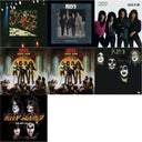 Love Gun (Tangerine/Aqua Splatter LP Vinyl) & Kiss & Lick It Up & Dressed To Kill & Love Gun & Mtv Unplugged & Kissworld - The Best Of Kiss (2 LP)