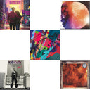 Entergalactic (X) & Boy Who Flew To & Insano (X) (Translucent Red Vinyl/2LP) & Man On Moon: End Of Day & Indicud