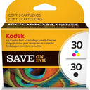 New, Pre-Owned - Kodak 30 Standard-Yield Black & Color Ink Cartridge