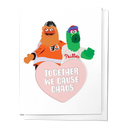 Together, We Cause Chaos Philly Love Valentines Day Card