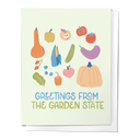 Sending Love From the Garden State, New Jersey Love, Friendship, Greeting Card