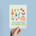 Sending Love From the Garden State, New Jersey Love, Friendship, Greeting Card