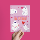 You Will Always Be My Boo, Ghosts Anniversary Love Valentine Greeting Card