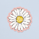 Boho "Be Kind" Daisy Vinyl Water-Resistant Sticker