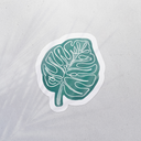 Monstera Leaf Vinyl Sticker