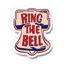 Philadelphia Phillies Baseball Ring The Bell Vinyl Sticker