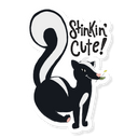Stinkin' Cute Skunk Vinyl Sticker