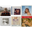 Taylor Swift - Evermore (Edited) & Midnights (X) (Moonstone Blue CD) & 1989 (Taylor's Version) & Tortured Poets Department (X) (Manuscript- Bonus Track) & 1989 & Holiday Collection