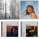 Folklore (X) & Midnights (X) (Jade Green CD) & Midnights (X) (Blood Moon CD) & 1989 (Taylor's Version)