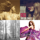Taylor Swift - Folklore (Edited) & Fearless (Taylor's Version) (2CD) & Speak Now & Red
