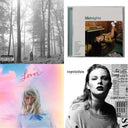 Taylor Swift - Folklore (X) & Midnights (X) (Jade Green CD) & Lover (Deluxe) (Version 1) & Reputation