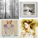 Taylor Swift - Folklore (Edited) & Tortured Poets Department (X) (Manuscript- Bonus Track) & 1989 & Fearless - CD Bundle