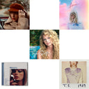 Taylor Swift - Red (Taylor's Version) (Edited) (2CD) & Midnights (X) (Moonstone Blue CD) & Taylor Swift & Lover (Deluxe) (Version 2) & 1989