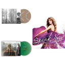 Taylor Swift - Folklore (X) (Beige Vinyl/2LP) & Taylor Swift - Evermore (Translucent Green Vinyl/2LP) & Speak Now