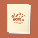 Everything is Fine Sorry, Condolense Greeting Card
