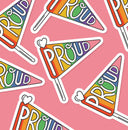 Proud Pride Flag Vinyl Sticker