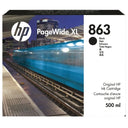 New, Pre-Owned - HP 863 500-ml Black Pagewide XL Ink Cartridge, F9K41A