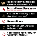 Sober AF | Scent: Rebel Rose | 9oz Mental Health Candle | Malicious Women Co
