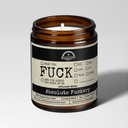 All The F*cks | Scent: Oakmoss & Amber | 9oz Funny Candle | Malicious Women Co