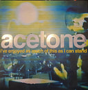 Acetone - I've Enjoyed As Much Of This As I Can Stand - Live | Mint (M) Mint (M)