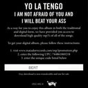 Yo La Tengo - I Am Not Afraid Of You And I Will Beat Your Ass (2xVINYL) | Mint (M) Mint (M)