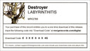 Destroyer (4) - Labyrinthitis | Mint (M) Mint (M)