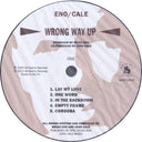 Brian Eno & John Cale - Wrong Way Up (30th Anniversary) | Mint (M) Mint (M)