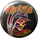 Pin-on Button - 1.25 Inch - The Misfits - Nightmare Ghost