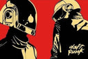 Daft Punk 24x36 Red