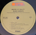 Black Sabbath - Master Of Reality (VINYL) | Mint (M) Mint (M)