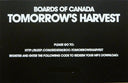 Boards Of Canada - Tomorrow's Harvest (2x VINYL) | Mint (M) Mint (M)