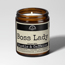 Malicious Women Co. Boss Lady Funny Soy Candle for Office Vibes, Hustle Energy & Long-Lasting Clean Burn