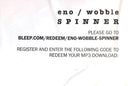 Brian Eno / Jah Wobble - Spinner | Mint (M) Mint (M)