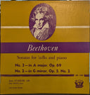 Ludwig van Beethoven - Sonatas For 'Cello and Piano | Excellent (EX) Near Mint (NM)
