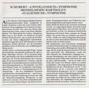 Schubert: Symphony No.8 "Unfinished" / Mendelssohn: Symphony No.4 "Italian" (CD) | Near Mint (NM) Near Mint (NM)