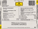 Schubert: Symphony No.8 "Unfinished" / Mendelssohn: Symphony No.4 "Italian" (CD) | Near Mint (NM) Near Mint (NM)