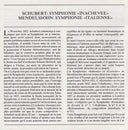 Schubert: Symphony No.8 "Unfinished" / Mendelssohn: Symphony No.4 "Italian" (CD) | Near Mint (NM) Near Mint (NM)