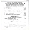 Violin Concertos Nos. 1 & 2, Zigeunerweisen (CD) | Near Mint (NM) Near Mint (NM)