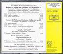 Violin Concertos Nos. 1 & 2, Zigeunerweisen (CD) | Near Mint (NM) Near Mint (NM)