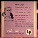 Concerto In C Major For Violin, 'Cello, Piano, And Orchestra, Op. 56 ("Triple") 10" | Near Mint (NM) Excellent (EX)