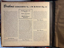 Johannes Brahms - Concerto No. 2, In B Flat Major For Piano And Orchestra, Op. 83 *6X12" SHELLAC* | Very Good Plus (VG+) Very Good (VG)