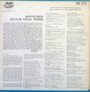 Secular Vocal Works | Very Good Plus (VG+) Near Mint (NM)