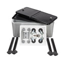 Yescom 80QT Beverage Cooler Cart on Wheels Drinks Storage