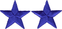 Patch - Star - 1.375 Inch - Set Of Two - Three Color Options