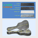 Yescom 40"-41" Hard Shell Acoustic Guitar Case for Air Travel